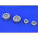 Eduard Accessory F-4J wheels for Academy 1:72 (672078)
