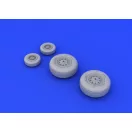 Eduard Accessory F-4J wheels for Academy 1:72 (672078)