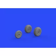 Eduard Accessory Me 262 wheels for Airfix 1:72 (672159)
