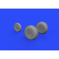 Eduard Accessory Me 262 wheels for Airfix 1:72 (672159)