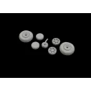 Eduard Accessory P-47D wheels for Tamiya 1:72 (672221)