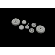 Eduard Accessory P-47D wheels for Tamiya 1:72 (672221)
