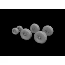 Eduard Accessory C-130 wheels 1/72 for ZVEZDA 1:72 (672263)