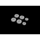 Eduard Accessory C-130 wheels 1/72 for ZVEZDA 1:72 (672263)