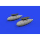 Eduard Accessory Bf 109F/G external fuel tanks 1/72 EDUARD 1:72 (672321)