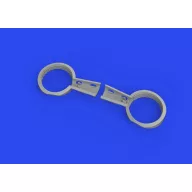   Eduard Accessory Bf 109F wheel bays rounded PRINT 1/72 EDUARD 1:72 (672322)