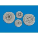 Eduard Accessory F-35C wheels for Tamiya 1:72 (672429)