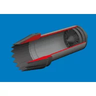   Eduard Accessory F-35C exhaust nozzle PRINT for Tamiya 1:72 (672430)