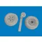 Eduard Accessory Spitfire Mk.V wheels for Eduard Accessory 1:72 (672434)