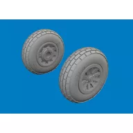   Eduard Accessory P-51D wheels block tread for Arma Hobby 1:72 (672442)