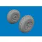 Eduard Accessory P-51D wheels block tread for Arma Hobby 1:72 (672442)
