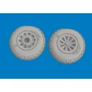 Eduard Accessory P-51D wheels block tread for Arma Hobby 1:72 (672442)