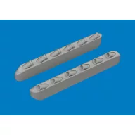   Eduard Accessory P-51D exhaust stacks w/ fairing PRINT for Arma Hobby 1:72 (672444)