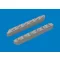 Eduard Accessory P-51D exhaust stacks w/ fairing PRINT for Arma Hobby 1:72 (672444)