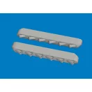 Eduard Accessory P-51D exhaust stacks w/ fairing PRINT for Arma Hobby 1:72 (672444)