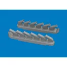 Eduard Accessory P-51D exhaust stacks PRINT for Arma Hobby 1:72 (672445)