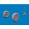 Eduard Accessory Bf 109K-4 wheels for Eduard 1:72 (672454)