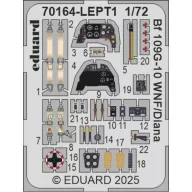   Eduard Model Kit Bf 109G-10 WNF/Diana EDUARD-PROFIPACK 1:72 (70164)
