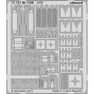 Eduard Accessory Bf 110E 1/72 for EDUARD 1:72 (72727)