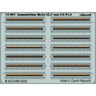 Eduard Accessory Ammunition Belts 12,7mm US 1:72 (73007)