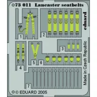 Eduard Accessory Lancaster seatbelts 73011 1:72 (73011)