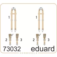   Eduard Accessory Seatbelts Luftwaffe WWII bombers SUPERFA 1:72 (73032)