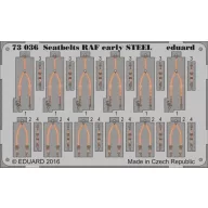 Eduard Accessory Seatbelts RAF early STEEL 1:72 (73036)