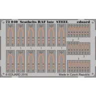 Eduard Accessory Seatbelts RAF late STEEL 1:72 (73040)