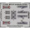 Eduard Accessory MiG-21 seatbelts STEEL 1:72 (73049)
