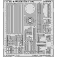 Eduard Accessory F-16CJ Block 50 for Tamiya 1:72 (73672)