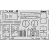 Eduard Accessory D.520 for Hasegawa 1:72 (73718)