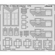 Eduard Accessory C-130J-30 interior for ZVEZDA 1:72 (73759)