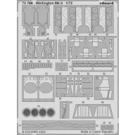 Eduard Accessory Wellington Mk.II for AIRFIX 1:72 (73766)