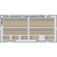   Eduard Accessory Chinook HC.1 cargo seatbelts STEEL AIRFIX 1:72 (73833)
