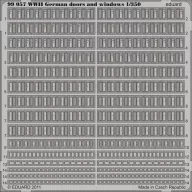 Eduard Accessory WWII German doors and windows 1:350 (99057)