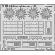 Eduard Accessory B-24D part I for Airfix 1:72 (BIG72189)