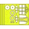 Eduard Accessory Bf 109G 1:72 (CX022)