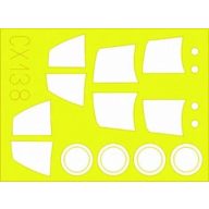   Eduard Accessory J-35 Draken für Hasegawa Bausatz 1:72 (CX138)