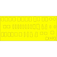   Eduard Accessory H8K2 Emily fuselage windows for Hasegawa 1:72 (CX493)