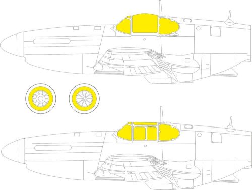 Eduard P-51B/C for ARMA HOBBY 1:72 (CX620)
