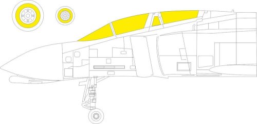 Eduard F-4D 1 for FINE MOLDS 1:72 (CX621)