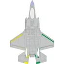 Eduard Accessory F-35A RAM panels late 1/72 TAMIYA 1/72 (CX655)