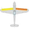 Eduard Accessory Bf 109G wings leading edge wavy lines 1:72 (CX676)