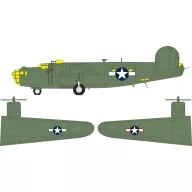   Eduard Accessory B-24D US national insignia for Airfix 1:72 (CX701)