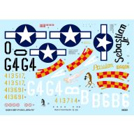   Eduard Accessory P-51D-5 357th FG 1/32 for TAMIYA/REVELL 1:32 (D32011)