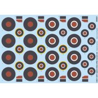   Eduard Accessory Spitfire British WW2 roundels late 1:48 (D48017)