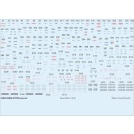   Eduard Accessory MiG-21PFM stencils for Eduard Accessory 1:48 (D48018)