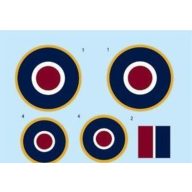   Eduard Accessory Tempest roundels late for Eduard Accessory 1:48 (D48032)