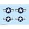 Eduard Accessory P-51D national insignia for Eduard Accessory 1:48 (D48033)