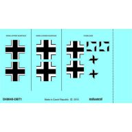   Eduard Accessory Fw 190A-2 national insignia for Eduard Accessory 1:48 (D48040)